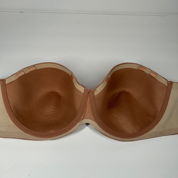 Soma 38DD Warm Amber Vanishing Strapless Multi-Way Bra - Straps NOT included - Picture 4 of 7